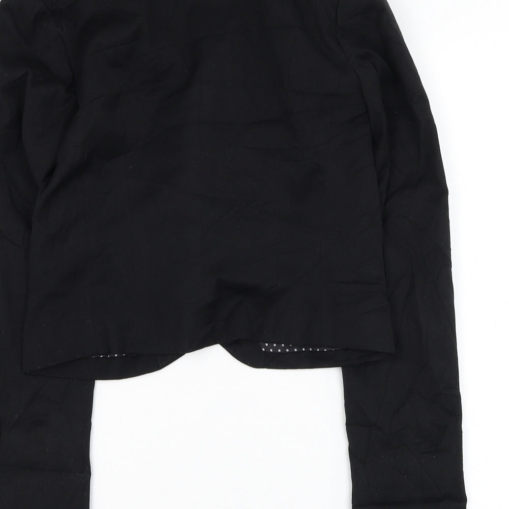 Divided by H&M Womens Black Jacket Blazer Size 8 Button