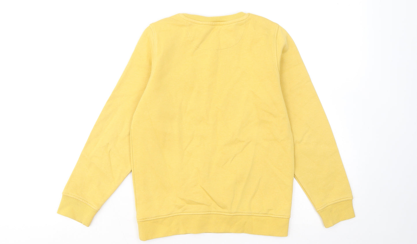 Nutmeg Boys Yellow Cotton Pullover Sweatshirt Size 7-8 Years