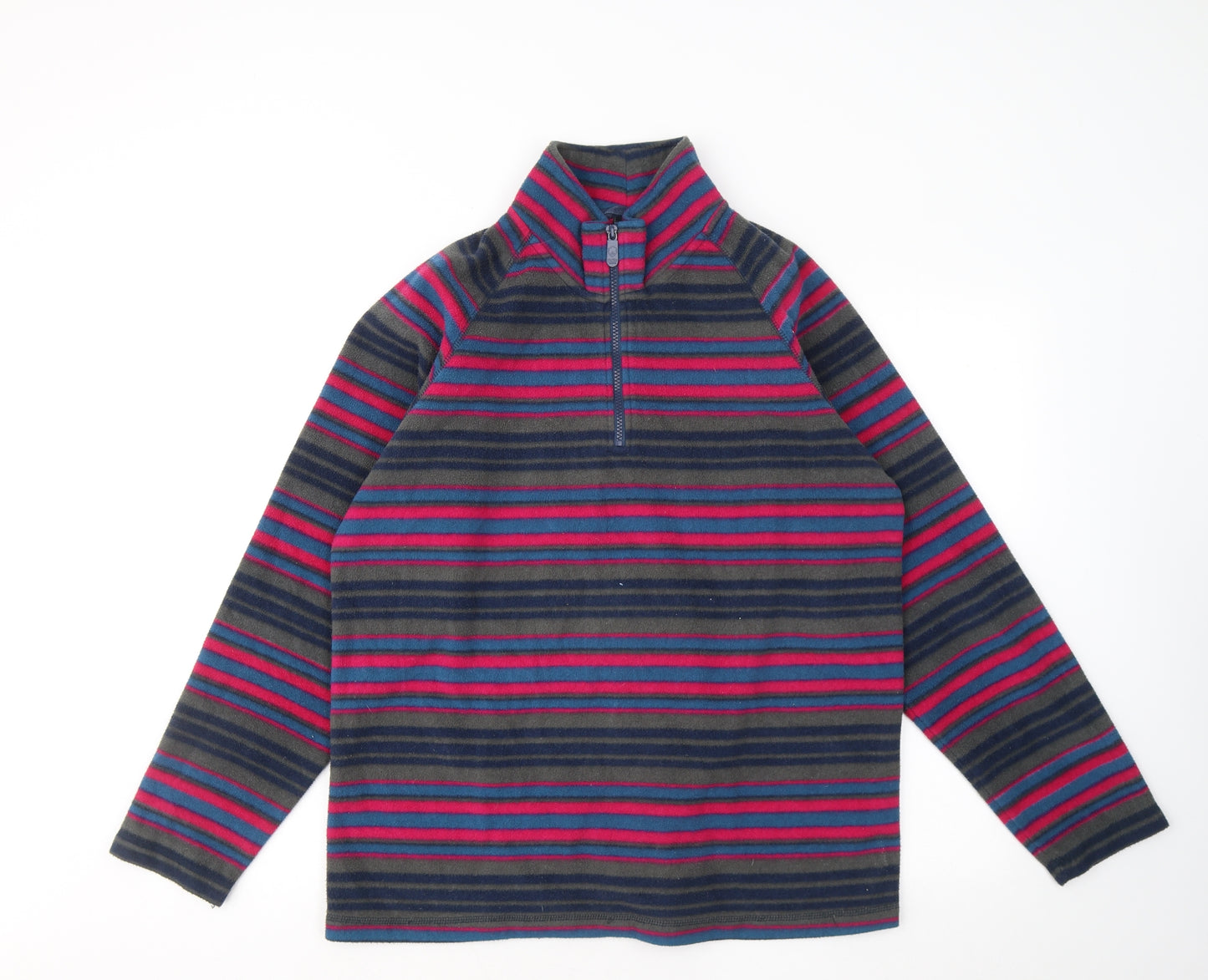 Cotton Traders Mens Multicoloured Striped Jacket Size L