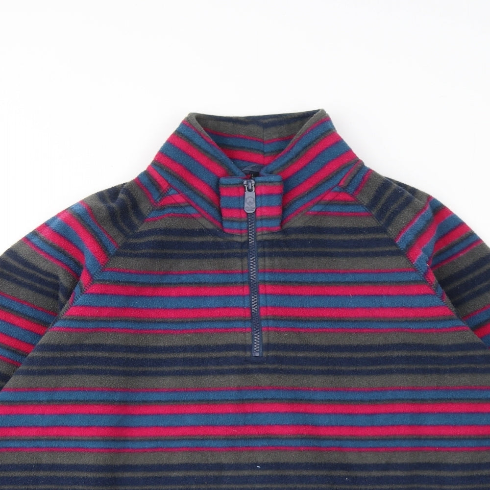 Cotton Traders Mens Multicoloured Striped Jacket Size L