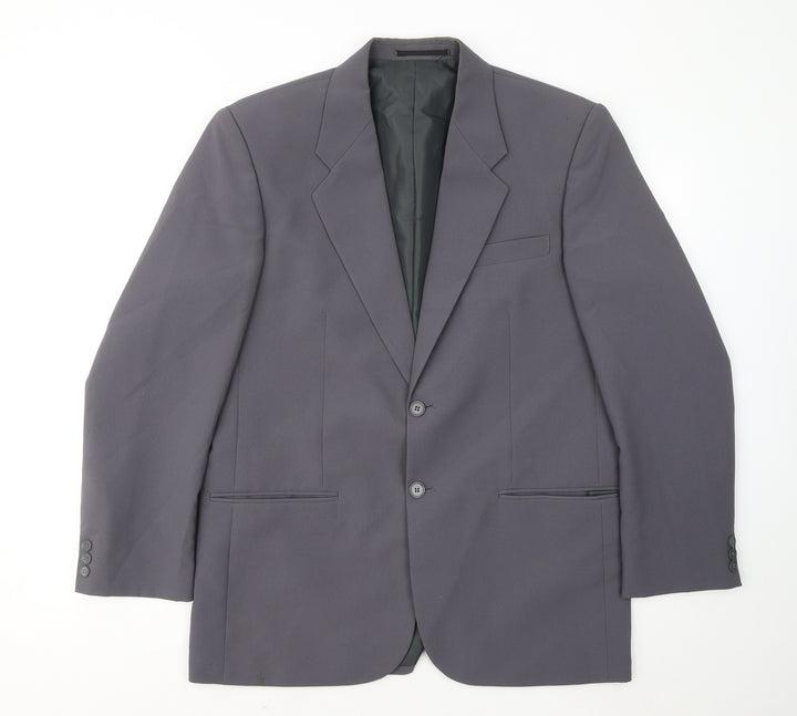 Premier MAN Mens Grey Polyester Jacket Suit Jacket Size 40