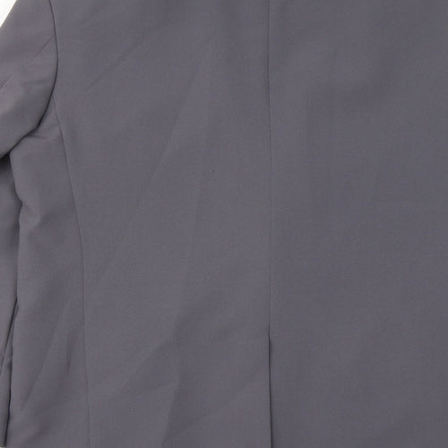 Premier MAN Mens Grey Polyester Jacket Suit Jacket Size 40