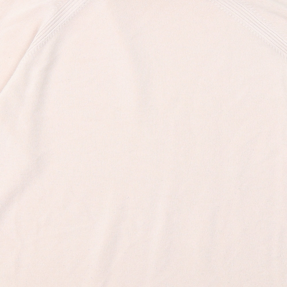 BHS Womens Pink Roll Neck Acrylic Pullover Jumper Size 14