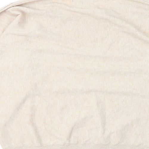 Primark Womens Beige Round Neck Polyester Pullover Jumper Size 12