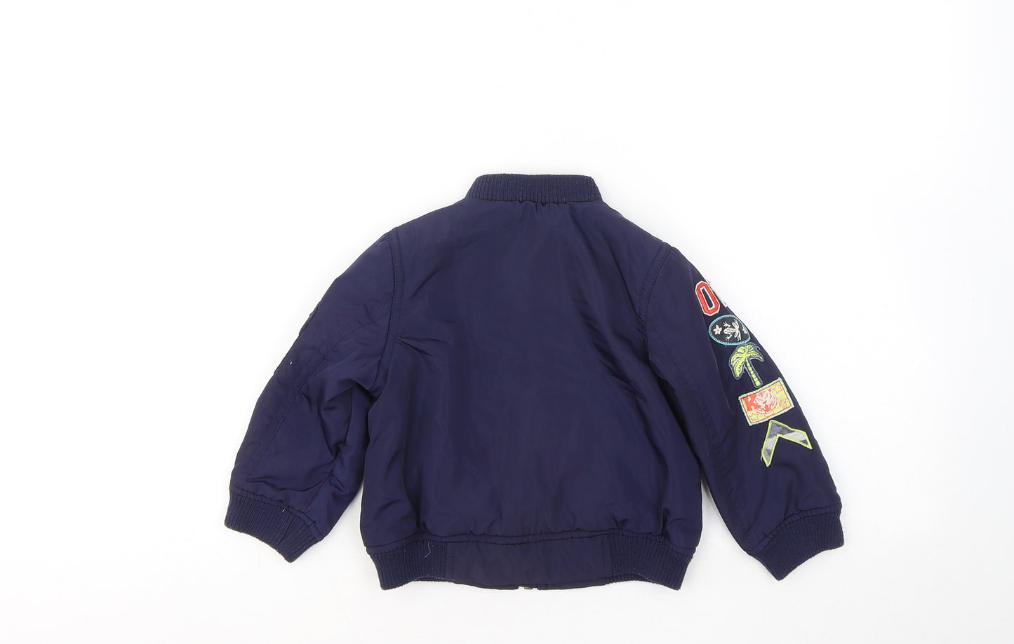 BabyK Boys Blue Bomber Jacket Jacket Size 18-24 Months - Original