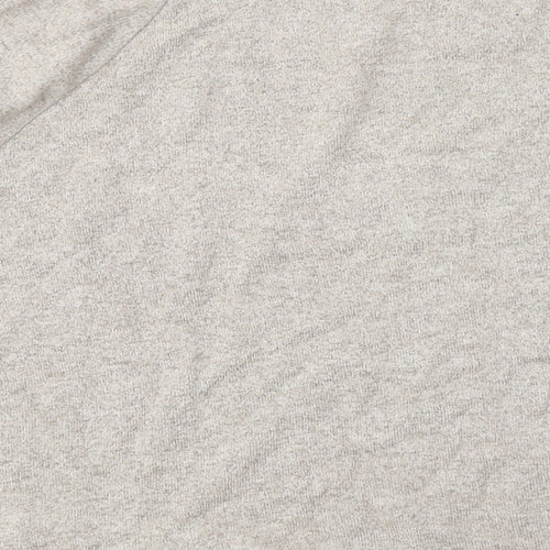 H&M Womens Beige Round Neck Viscose Pullover Jumper Size L