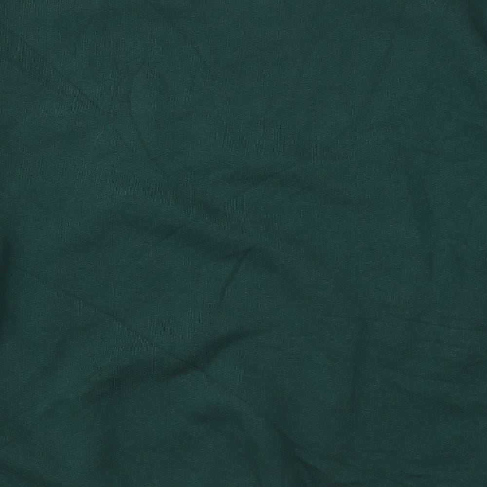 Superdry Mens Green Cotton Pullover Sweatshirt Size L - Tokyo City Harajuku