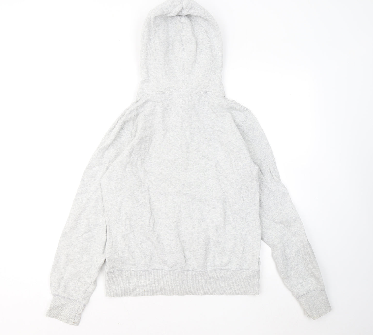 H&M Womens Grey Cotton Pullover Hoodie Size M - Sadie Creek