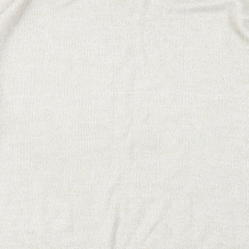 BHS Womens Brown Round Neck Acrylic Pullover Jumper Size XL