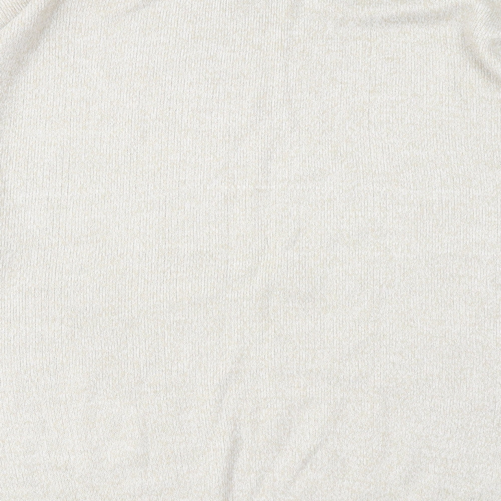 BHS Womens Brown Round Neck Acrylic Pullover Jumper Size XL