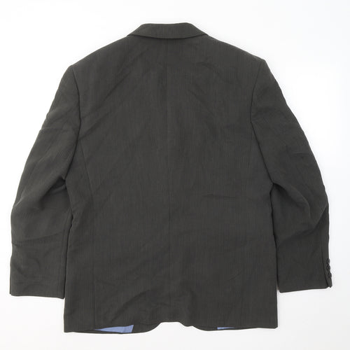 Sergio Rossi Mens Grey Lyocell Jacket Suit Jacket Size 40