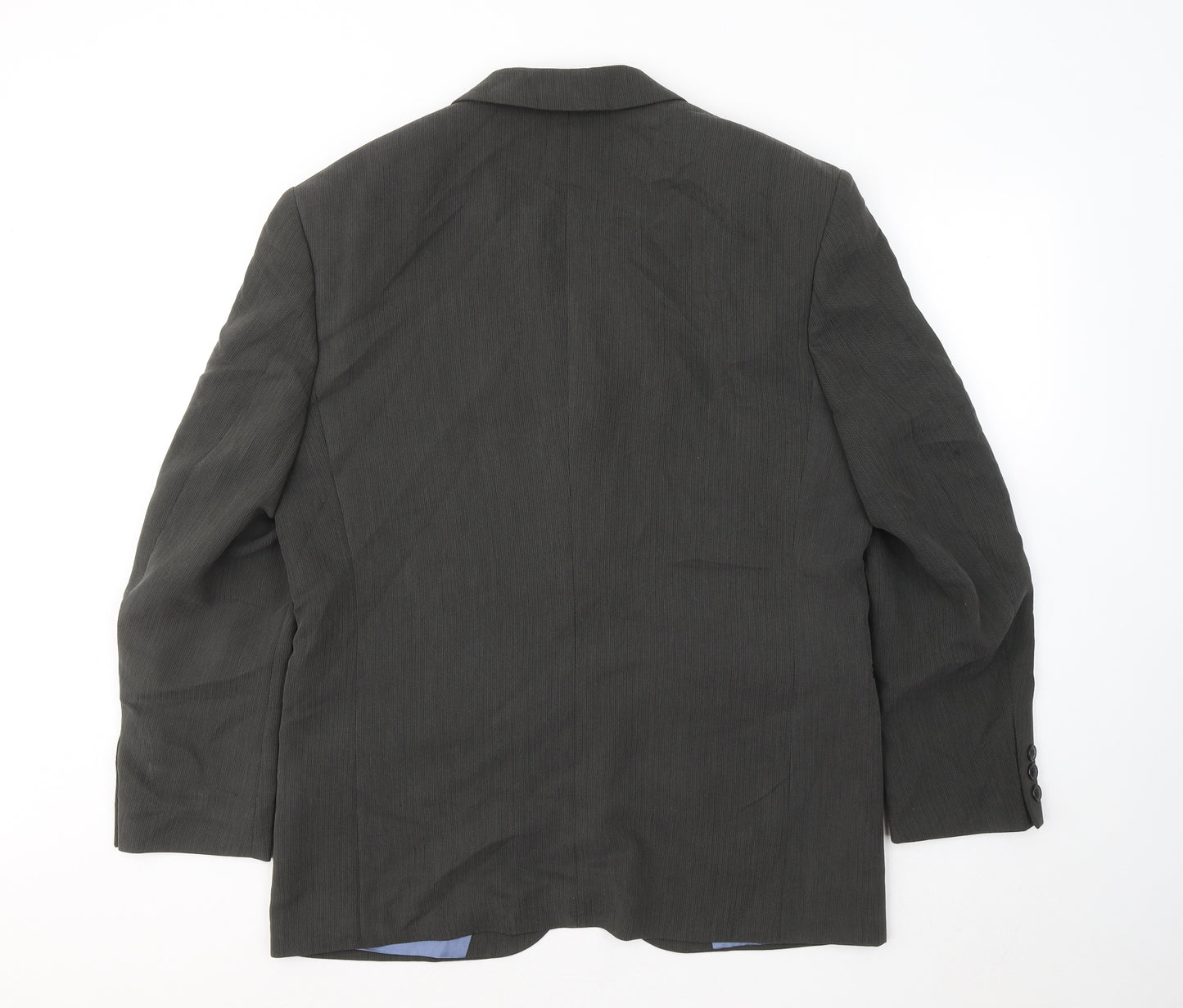 Sergio Rossi Mens Grey Lyocell Jacket Suit Jacket Size 40