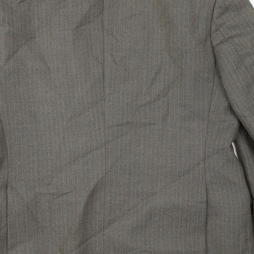 Grendale Mens Green Polyester Jacket Suit Jacket Size 40