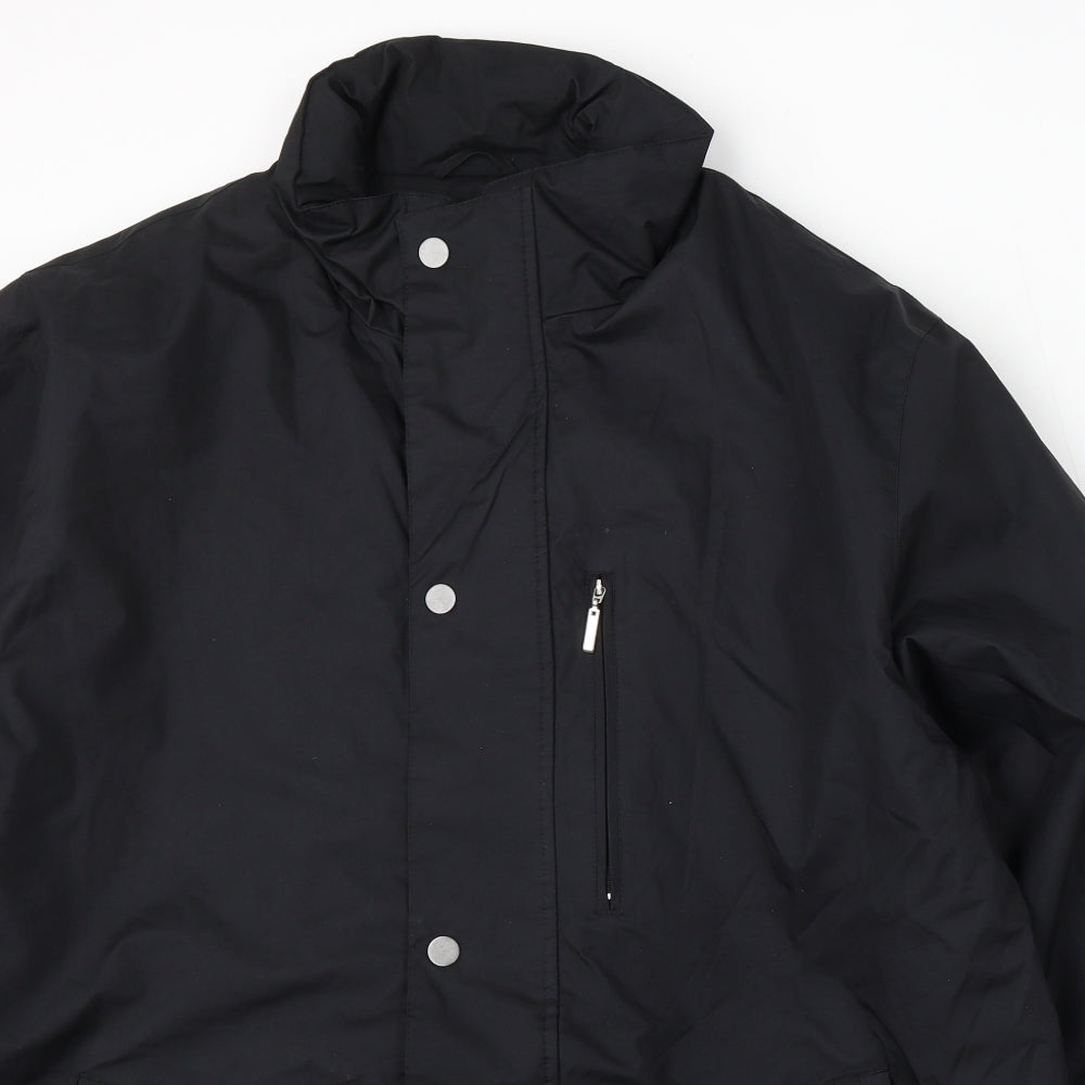 Down Stairs Mens Black Jacket Coat Size 46