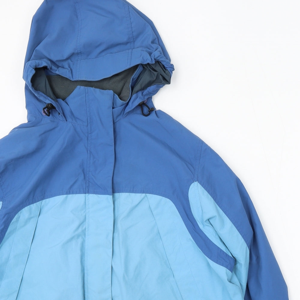 Land's End Mens Blue Jacket Coat Size XL Zip