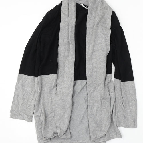 Preworn Womens Grey V-Neck Rayon Cardigan Jumper Size M