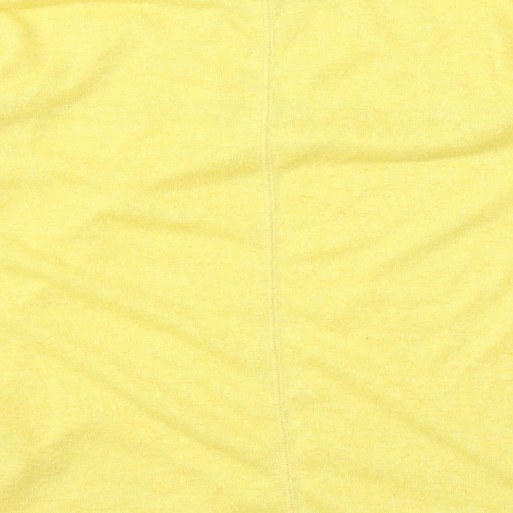 NEXT Womens Yellow Round Neck Polyester Pullover Jumper Size 12