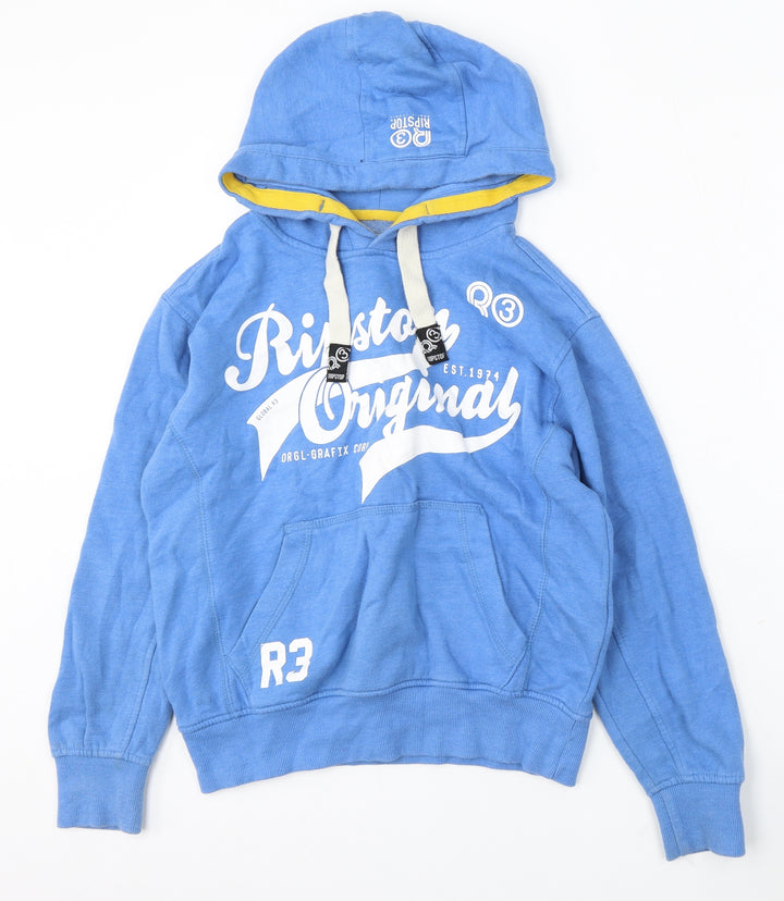 R3 Boys Blue Polyester Pullover Hoodie Size L