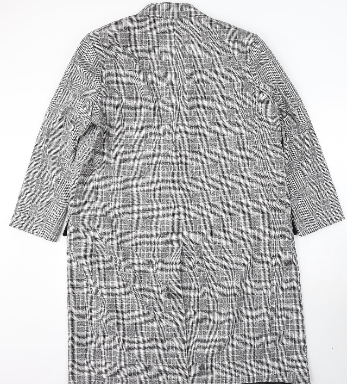 asos design Womens Multicoloured Plaid Jacket Coat Size 10