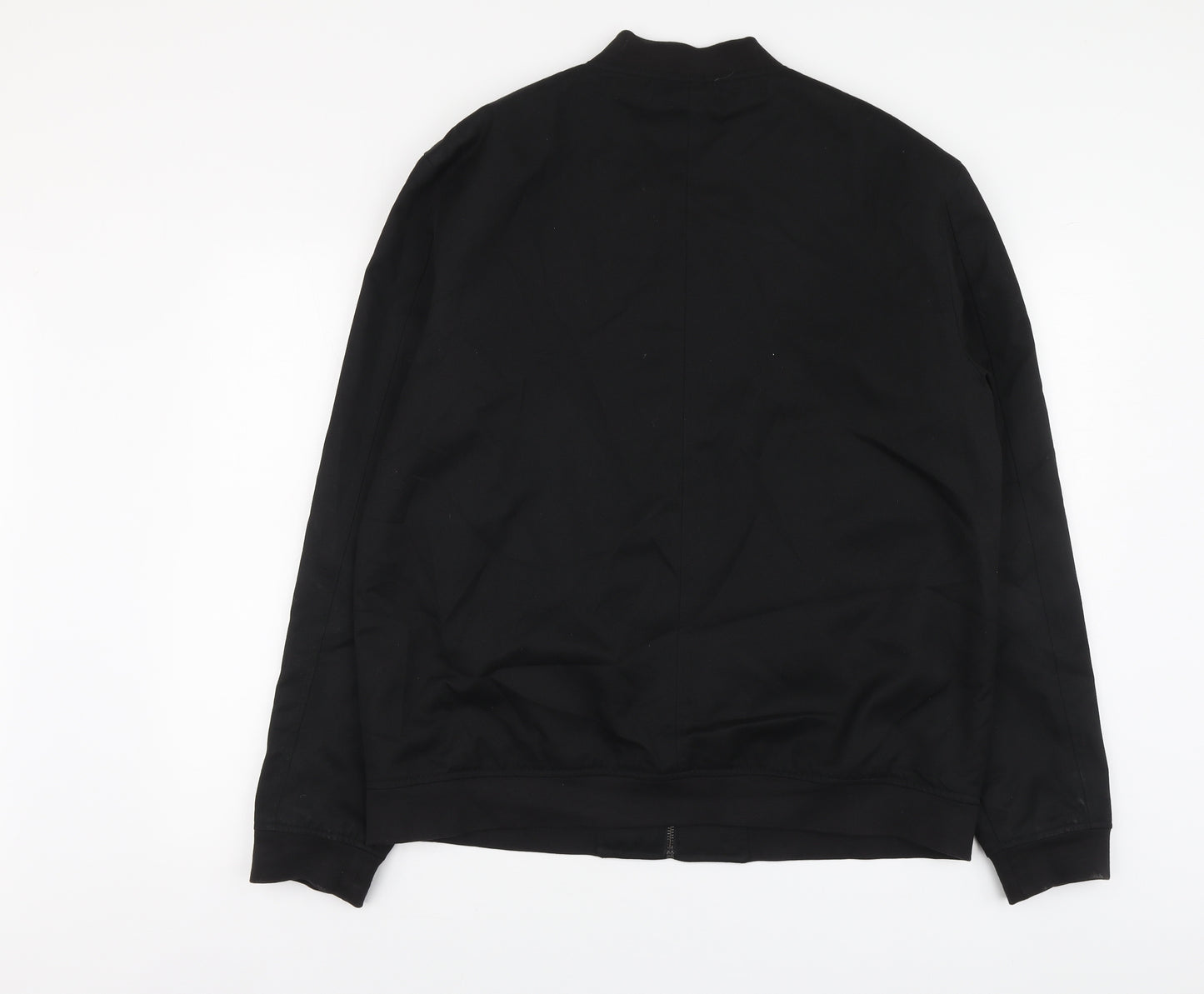 NEXT Mens Black Bomber Jacket Jacket Size XL