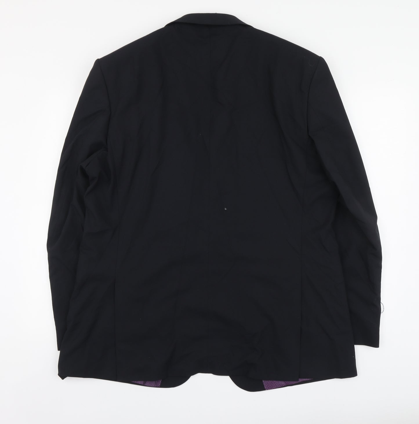 Pierre Cardin Mens Black Polyester Jacket Suit Jacket Size 2XL