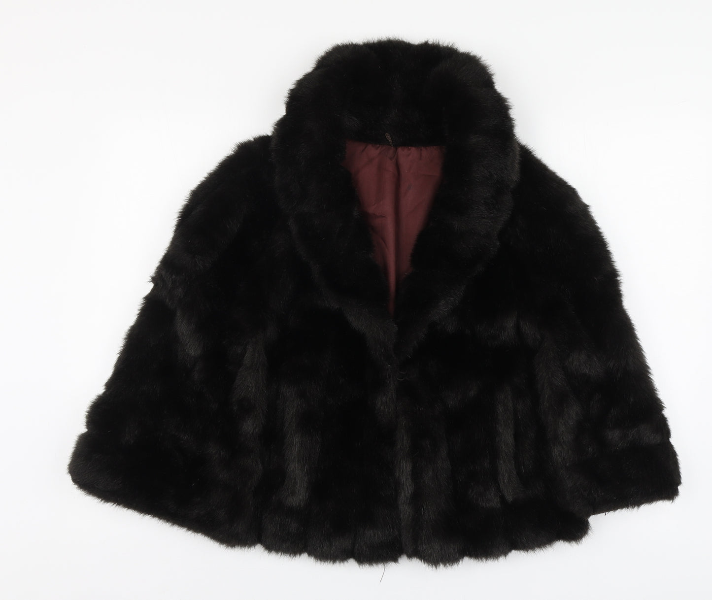 Marno Mink Womens Brown Jacket Poncho One Size