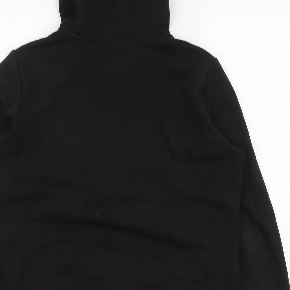 adidas Womens Black Cotton Pullover Hoodie Size L