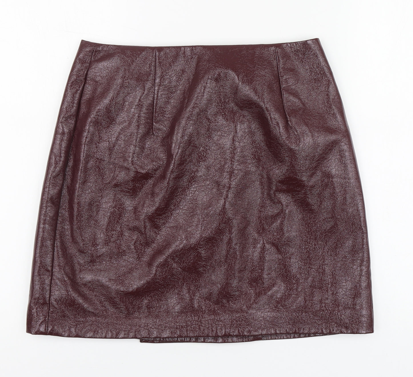 Topshop Womens Red Polyester A-Line Set Size 10