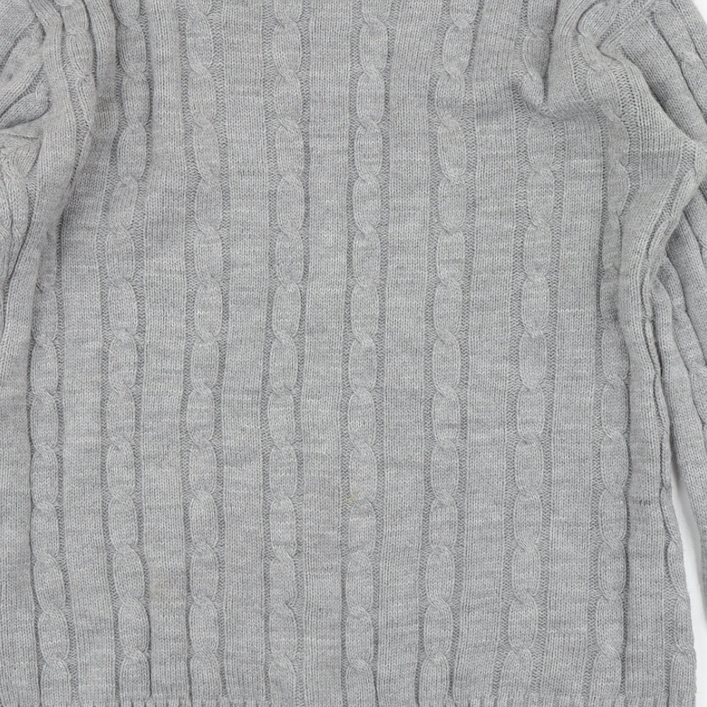 Polo Ralph Lauren Mens Green Round Neck Acrylic Pullover Jumper Size XL