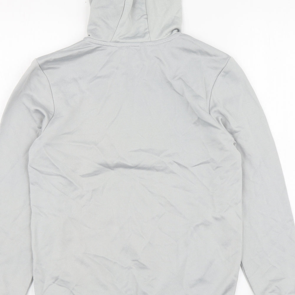 George Boys Grey Polyester Pullover Hoodie Size 11-12 Years