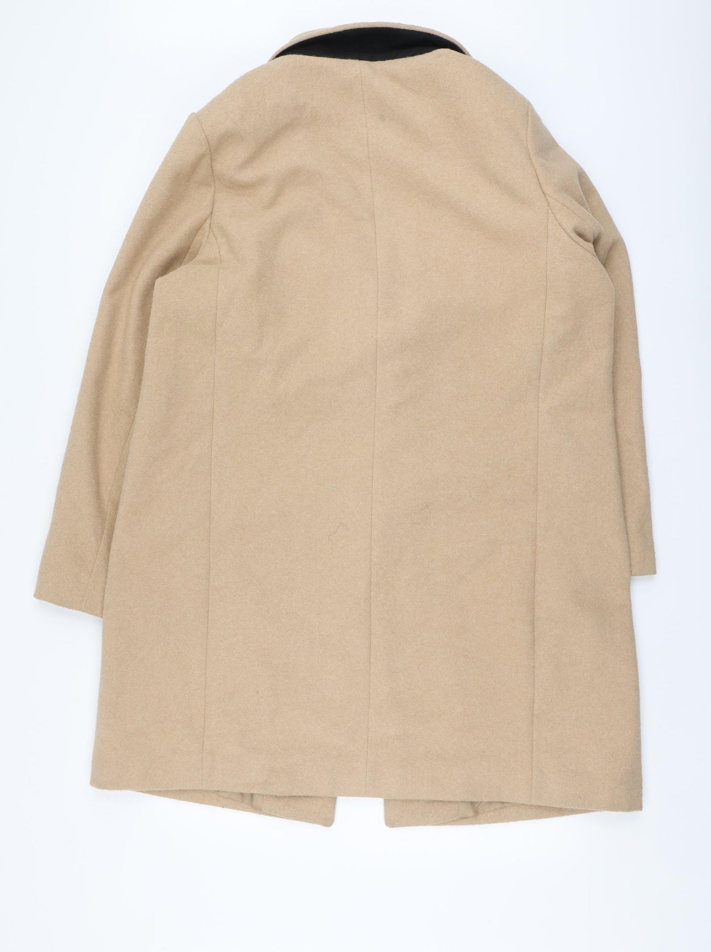 New Look Womens Beige Pea Coat Coat Size 16