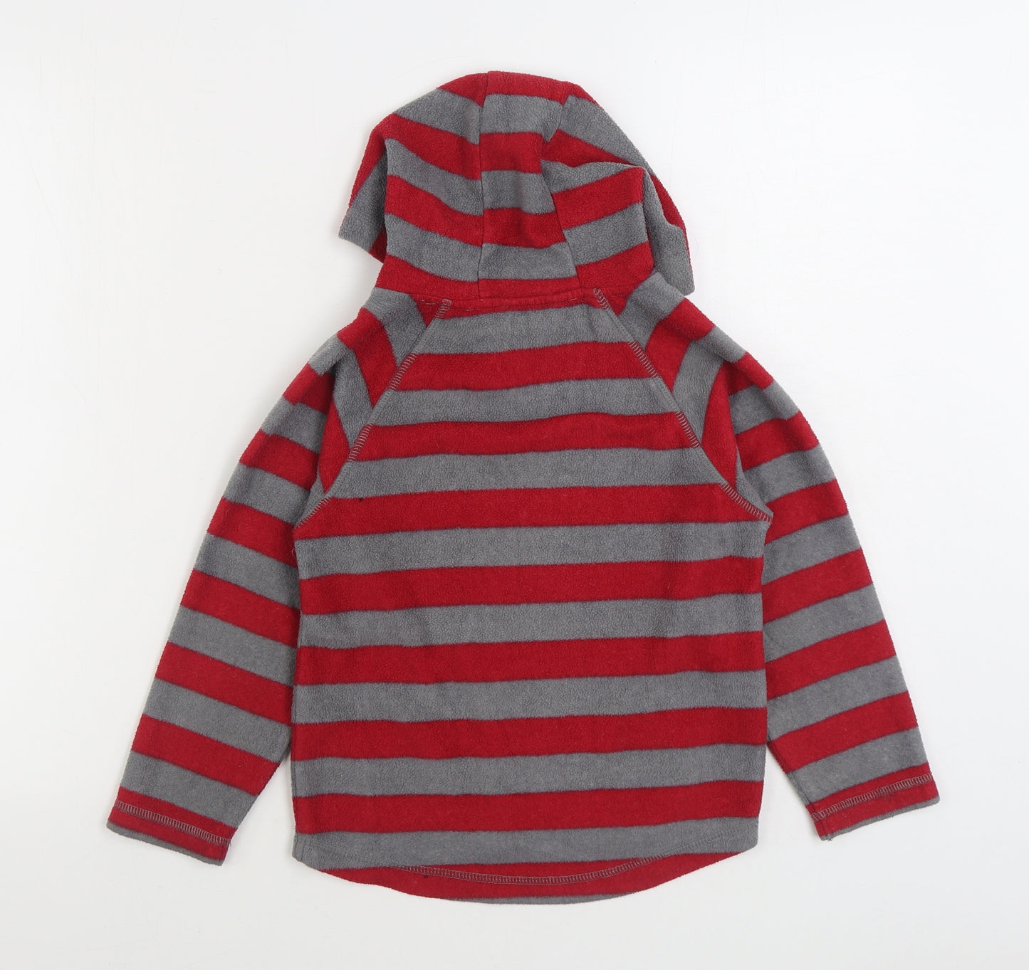 Rebel Boys Red Striped Jacket Size 7-8 Years Pullover