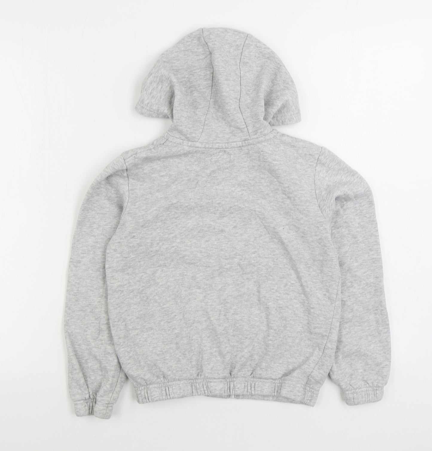 Pep&Co Boys Grey Cotton Full Zip Hoodie Size 9-10 Years Zip