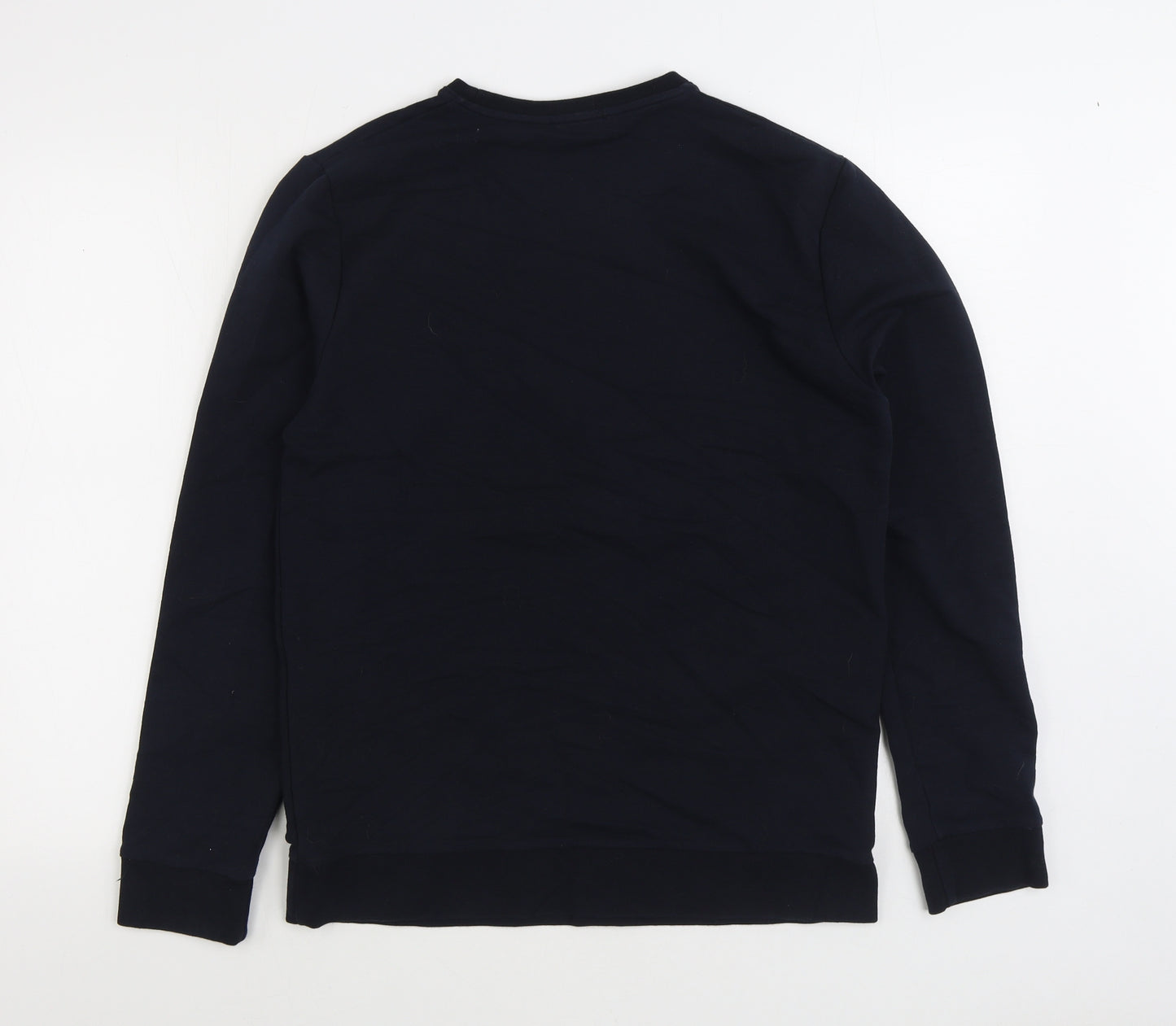 PRADA Mens Black Cotton Pullover Sweatshirt Size S