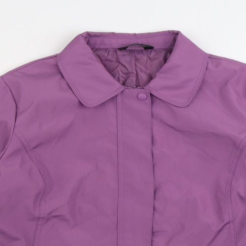 BM Womens Purple Jacket Size L Zip