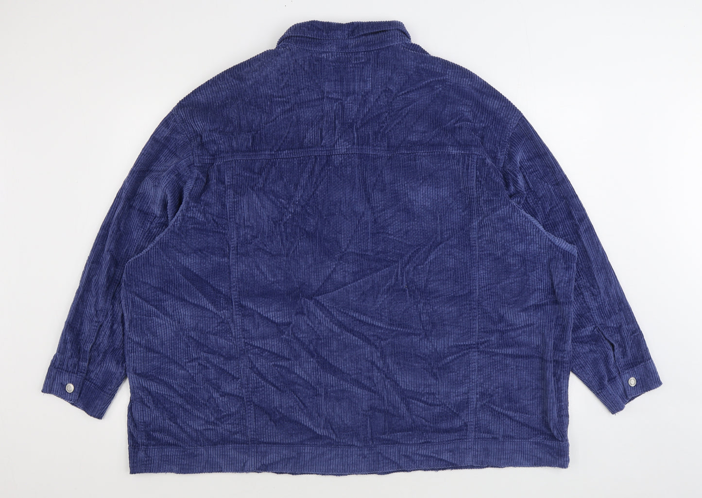 Marks and Spencer Womens Blue Jacket Size 24 Button