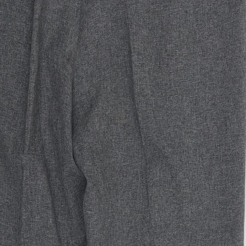 Essentials Womens Grey Polyester Trousers Size 18 L27 in Regular