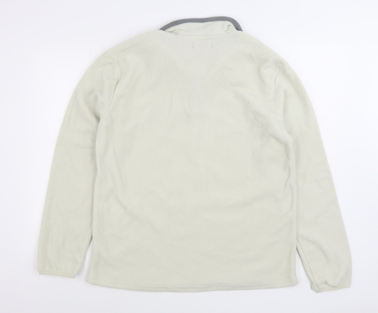atlasformen Mens White Jacket Size S Zip