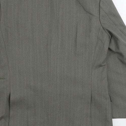 Wellington Executive Mens Grey Polyester Jacket Suit Jacket Size 40