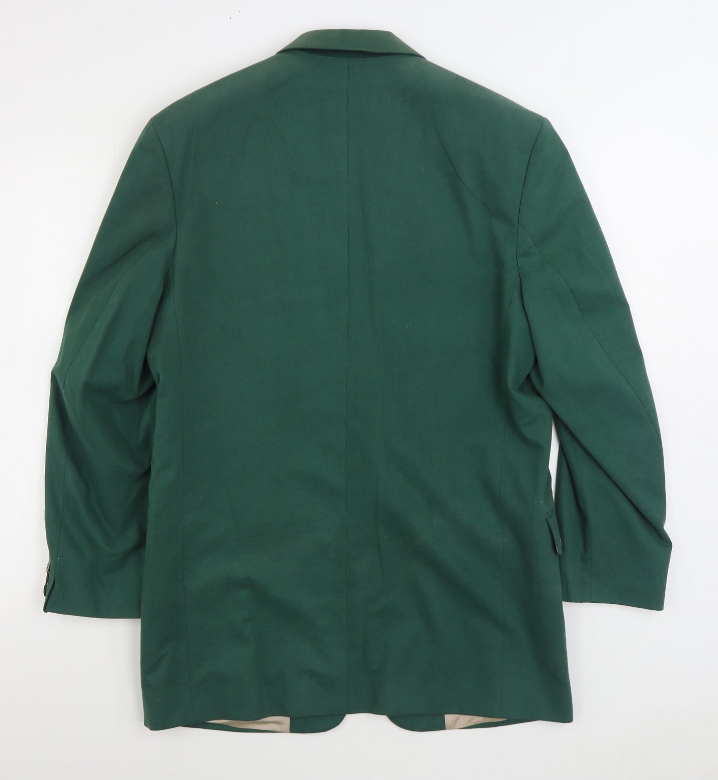 Debenhams Mens Green Polyester Jacket Suit Jacket Size 40