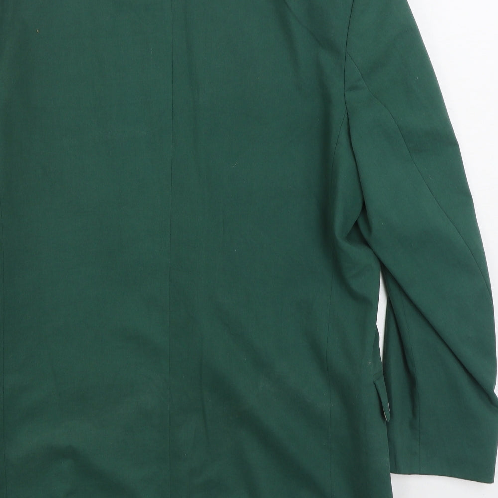 Debenhams Mens Green Polyester Jacket Suit Jacket Size 40