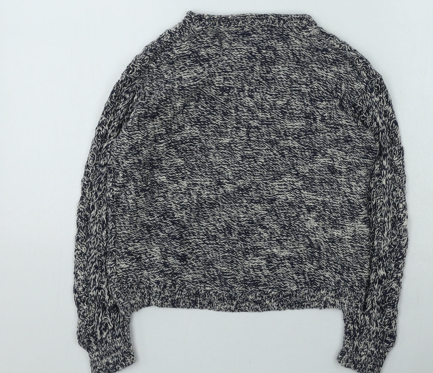 Polo Ralph Lauren Girls Grey Round Neck Cotton Pullover Jumper Size 6 Years