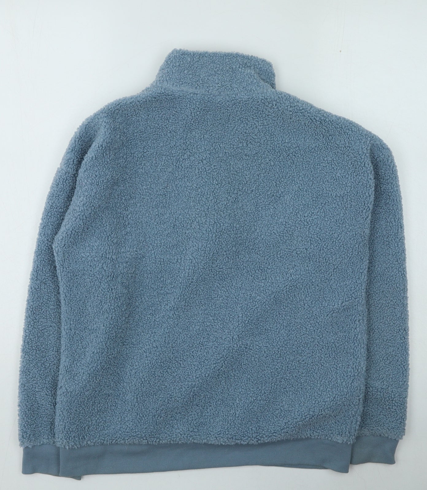 Papaya Womens Blue High Neck Polyester Pullover Jumper Size S