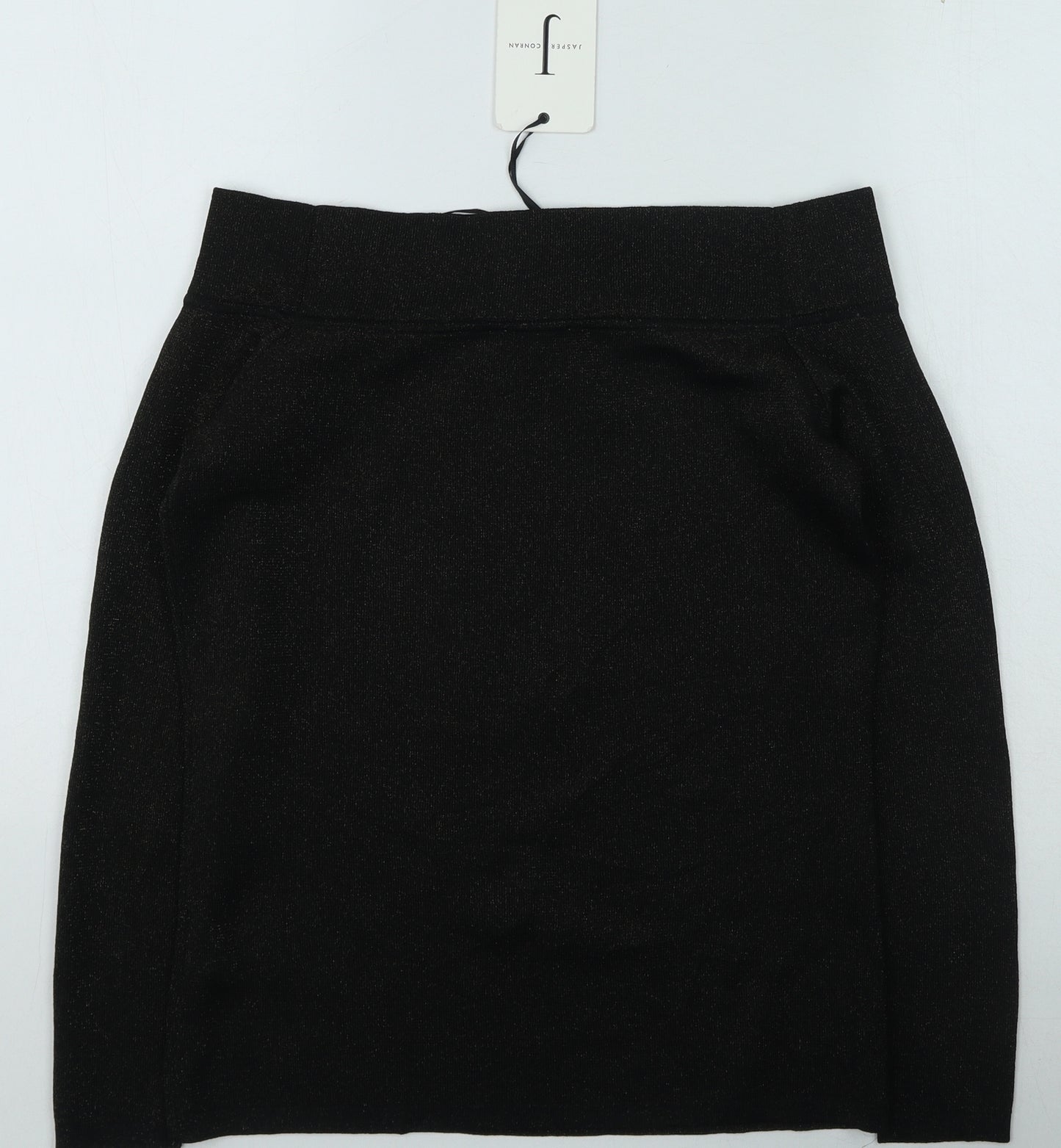 Jasper Conran Womens Black Scoop Neck Viscose Pullover Jumper Size 14