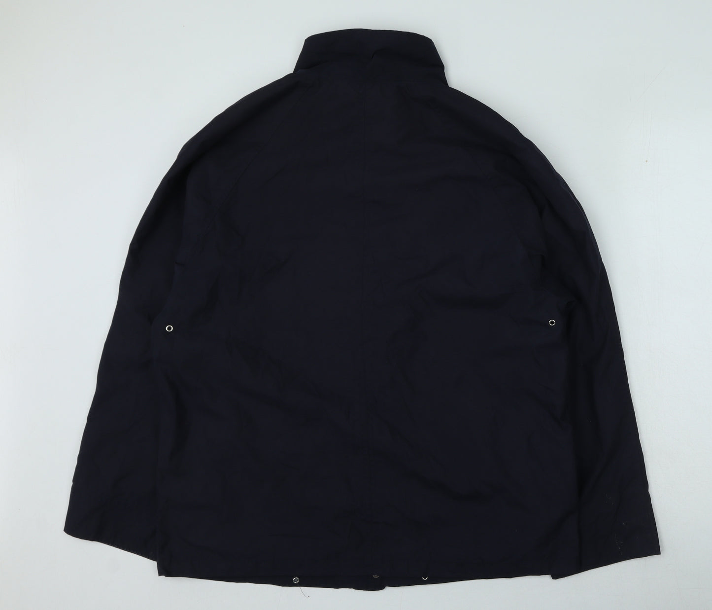 Espace Mens Blue Rain Coat Coat Size M