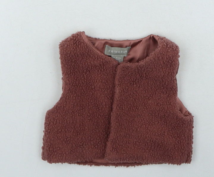 Primark Girls Pink Jacket Size 6-9 Months