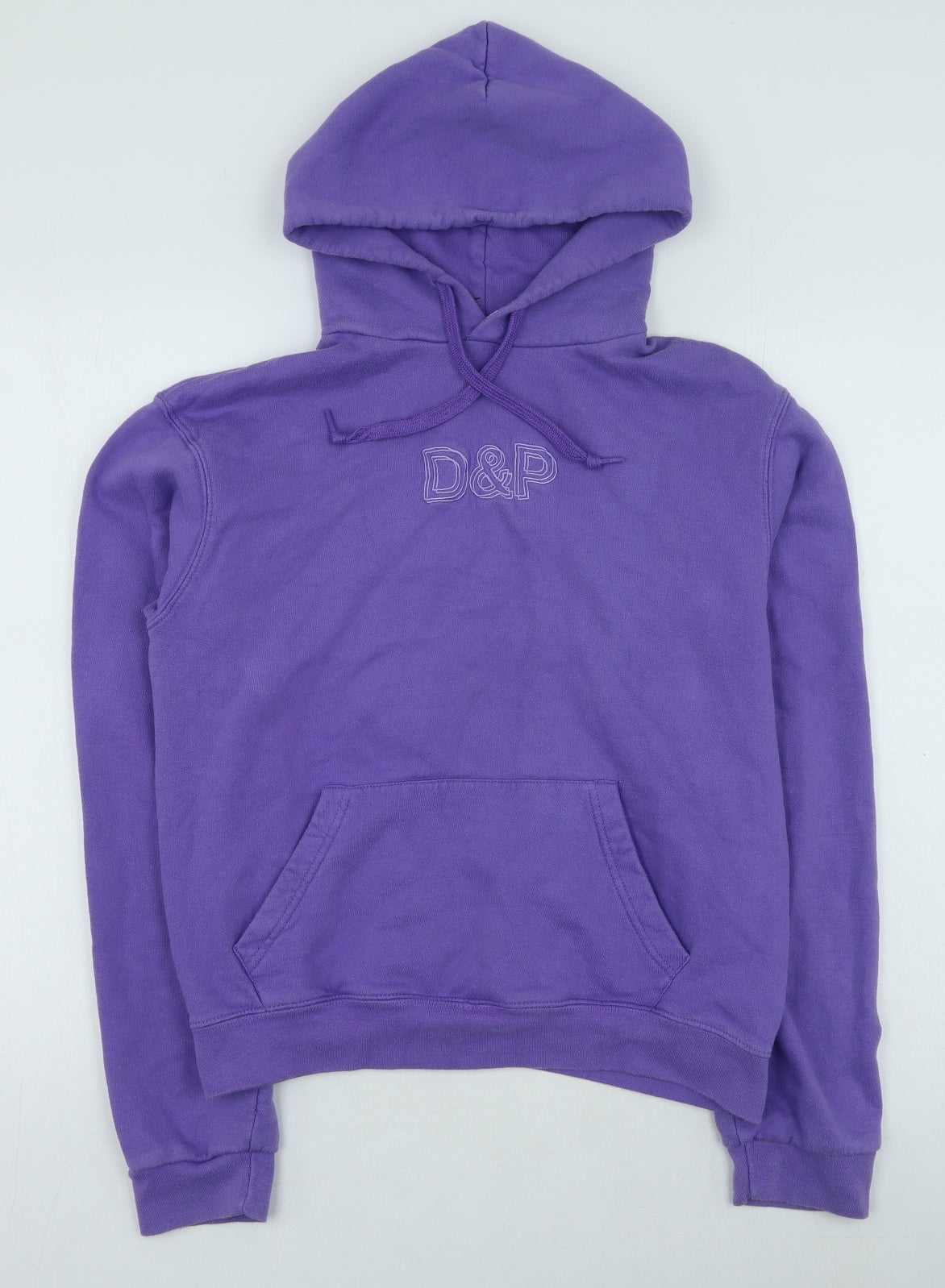 Dan & Phil Womens Purple Cotton Pullover Hoodie Size S
