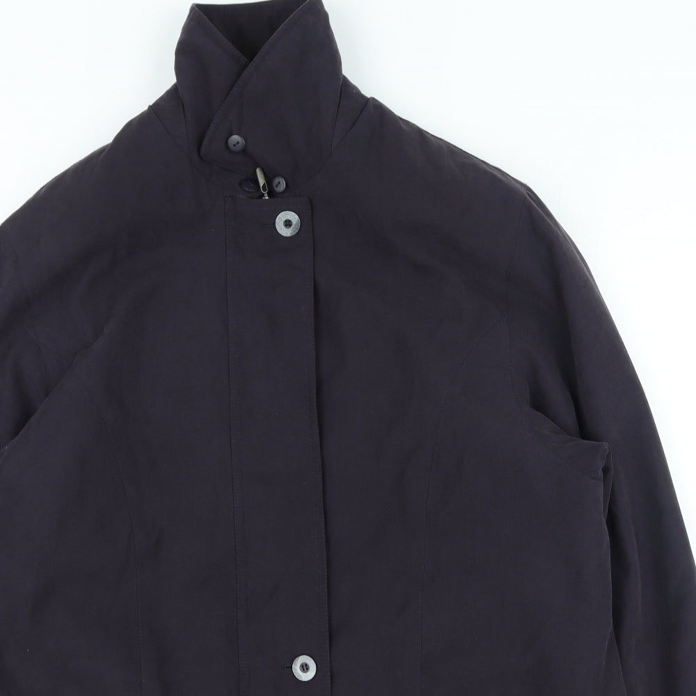 Bonmarché Womens Blue Trench Coat Coatigan Size M