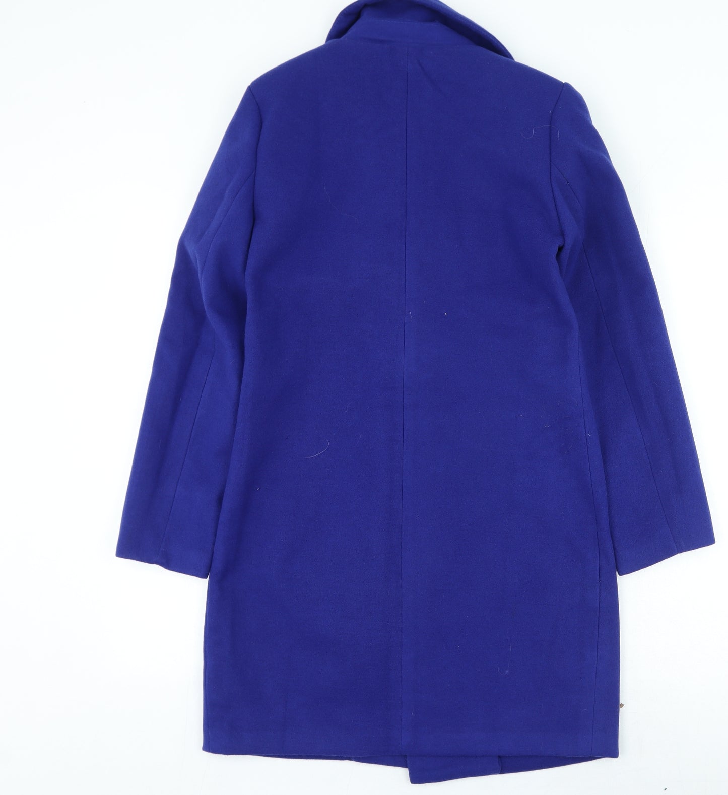 Preworn Womens Blue Trench Coat Coat Size M