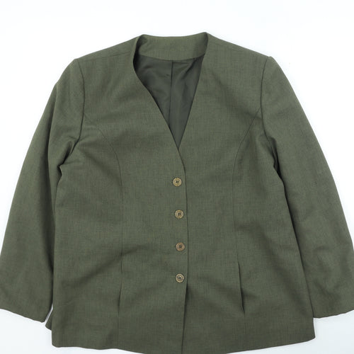 Debenhams Womens Green Jacket Size 20